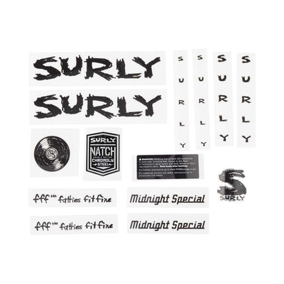 Surly Midnight Special Black Decal Set
